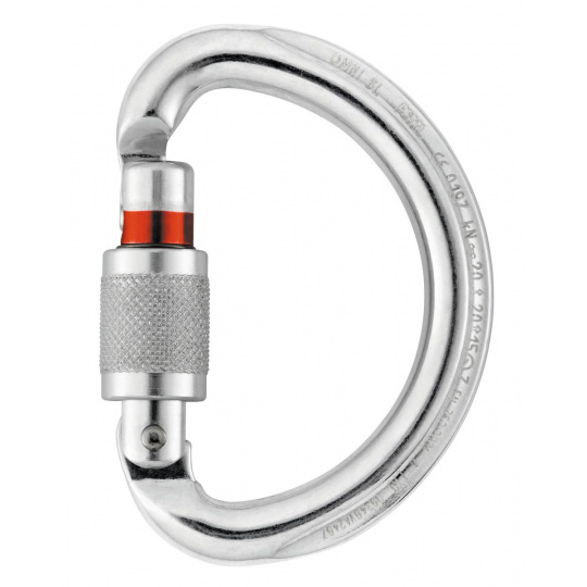 Petzl OMNI SCREW LOCK vícesměrová karabina s pojistkou 