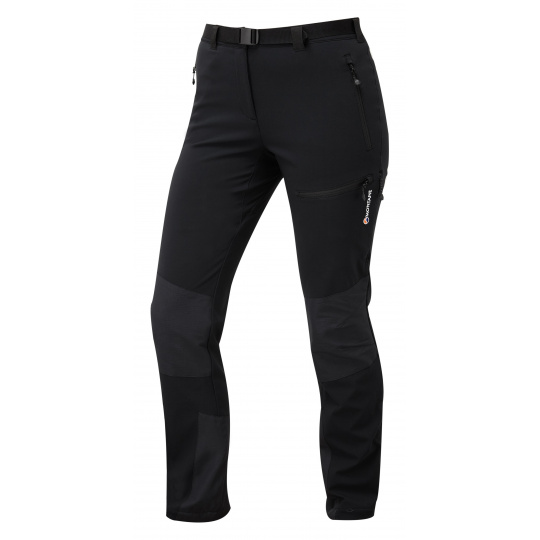 Montane FEM TERRA MISSION PANTS-REG LEG-BLACK-UK10/S dámské kalhoty černé