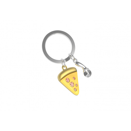 MTM Klíčenka Pizza s krájecím kolečkem