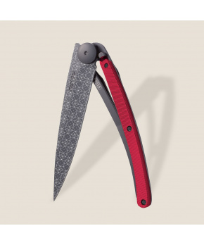 Kapesní nůž Deejo 1GM034 Tattoo Aluminium 37g aluminium red Frieze
