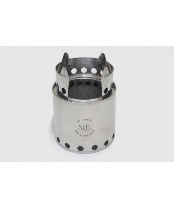 Dřevo-plynový vařič Alb Bush Buddy nerez