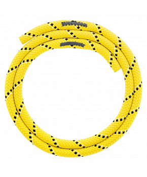 Petzl žlutý připojovací most 125 cm zakončený uzlem pro postroje SEQUOIA Petzl žlutý připojovací most 125 cm zakončený uzlem pro postroje SEQUOIA