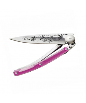 Kapesní nůž Deejo 9AP025 Tattoo colors 27g pink Love Kapesní nůž Deejo 9AP025 Tattoo colors 27g pink Love