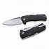 Kapesní nůž LionSteel TM1 CS čepel ocel Sleipner, karbonová rukojeť, pouzdro, rozbíječ skla