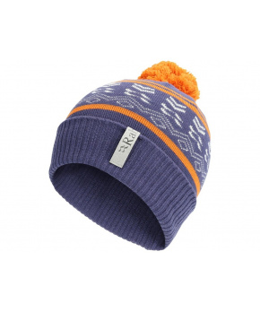 Rab Khroma Bobble Beanie patriot blue/marmalade/PTM čepice