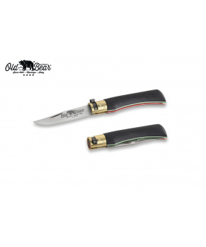 Kapesní nůž Antonini OldBear 9307/17_MT nerezová čepel,dřevěná rukojeť dezén Italia