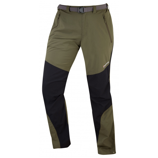 Montane TERRA PANTS-SHORT LEG-KELP GREEN-XXL-Short pánské kalhoty zelené