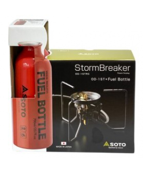 Vařič Soto StormBreaker+700ml Red Fuel Bottle