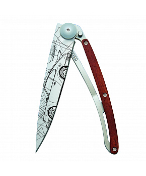 Kapesní nůž Deejo 1CB096 Tattoo 37g coralwood Young Timer