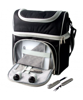 Pikniková taška s izolačními kapsami a obsahem Baladeo PLR123 Tete a tete