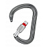 Petzl Karabina Petzl William Screw-Lock barva Stříbrná