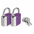 Go Travel sada zámků s klíčky Secure Lock violet