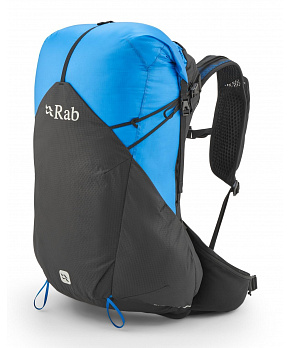 Rab Syclon XP 30 black/maya blue/BMB batoh Rab Syclon XP 30 black/maya blue/BMB batoh