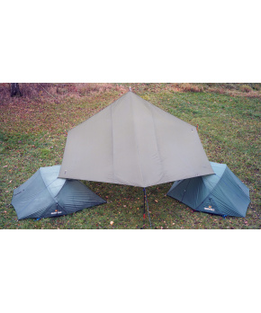 Warmpeace PLACHTA CHAPITO olive green