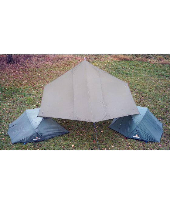 Warmpeace PLACHTA CHAPITO olive green