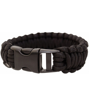 BCB Adventure náramek paracord plast černý BCB Adventure náramek paracord plast černý