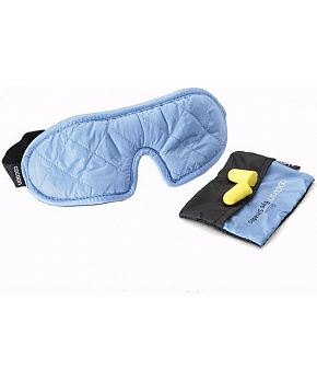 Cocoon oční maska Eye Shades Deluxe light blue s ucpávkami Cocoon oční maska Eye Shades Deluxe light blue s ucpávkami