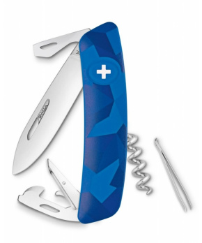 Swiza kapesní nůž D03 Standard Camo Livor blue