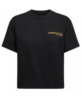 Triko krátký rukáv La Sportiva Since 1928 Crop T-Shirt W Black/Yellow