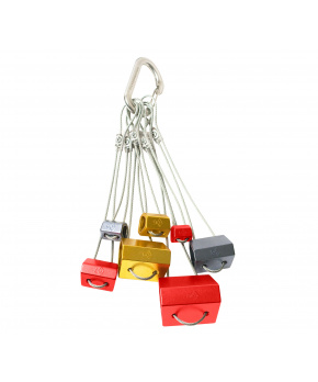 Set Black Diamond Wired Hexentric® Nut NO. 4-10 Set Black Diamond Wired Hexentric® Nut NO. 4-10