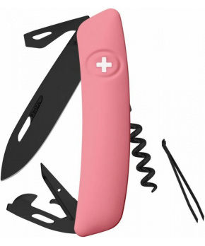 Swiza kapesní nůž D03 Allblack Standard pink