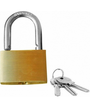 BCB Adventure mosazný zámek s klíčky Brass Padlock