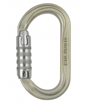 Petzl OXAN TRIACT LOCK ocelová karabina se zámkem triact Petzl OXAN TRIACT LOCK ocelová karabina se zámkem triact