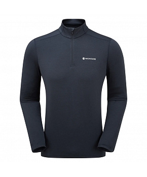 Montane Triko s dlouhým rukávem Montane Dart XT Zip Neck barva Eclipse Blue velikost M