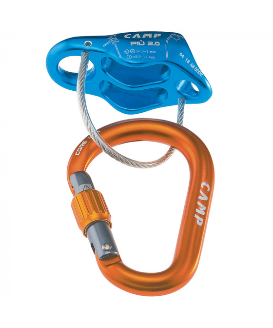 Set Jistítka a Karabiny Camp Piu 2.0 Belay Kit