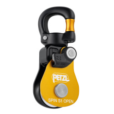 Petzl SPIN S1 OPEN jednostranná kladka s otočným závěsem (swivelem)