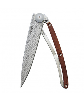 Kapesní nůž Deejo 1CB042 Tattoo 37g coralwood Illusion