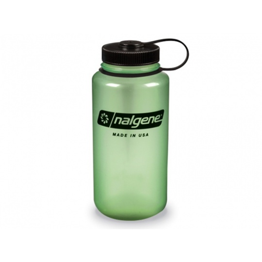 Láhev Nalgene Wide Mouth Glow Green 1L