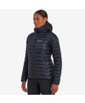 Montane FEM ANTI-FREEZE HOODIE-ECLIPSE BLUE-UK14/L dámská bunda modrá