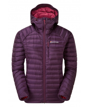 Montane FEM FEATHERLITE DOWN JKT-SASKATOON BERRY-36 dámská bunda vínová