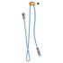 Petzl DUAL CONNECT ADJUST dvojitá smyčka s 1 nastavitelným ramenem modrá