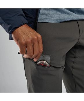 Montane Pánské kalhoty Montane Tenacity XT Pants barva Midnight Grey velikost 36/XL Long Montane Pánské kalhoty Montane Tenacity XT Pants barva Midnight Grey velikost 36/XL Long