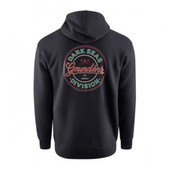 Dark Seas X Grundens Instinctive FZ Hoodie  Black, L