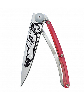Kapesní nůž Deejo 1CB024 Tattoo 37g red Winter Kapesní nůž Deejo 1CB024 Tattoo 37g red Winter