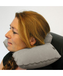 TravelSafe nafukovací podhlavník Travel Pillow grey