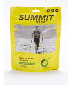 STE CHICKEN FAJITA WITH RICE Big Pack Kuře Fajita s rýží 213g/1005kcal STE CHICKEN FAJITA WITH RICE Big Pack Kuře Fajita s rýží 213g/1005kcal