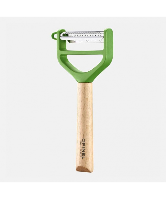 Opinel T-Duo Wooden – oboustranná kuchyňská škrabka
