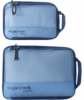 Eagle Creek kompresní obaly Pack-It Reveal Compression Cube Set S/M blue dawn