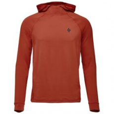 Triko s dlouhým rukávem Black Diamond M LS ALPENGLOW HOODY Burnt Sienna Triko s dlouhým rukávem Black Diamond M LS ALPENGLOW HOODY Burnt Sienna