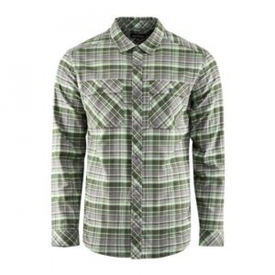 Dungeness Seawool Flannel Shirt  Grass, XL