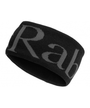 Rab Rab Knitted Logo Headband anthracite/ANT čelenka