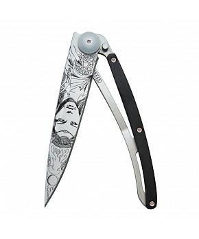 Kapesní nůž Deejo 1CB026 Tattoo 37g ebony wood Succubus