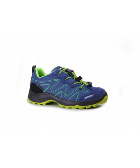 Dětská turistická obuv Lytos Rigi Jam 15 WaterProof blue limoges-lime