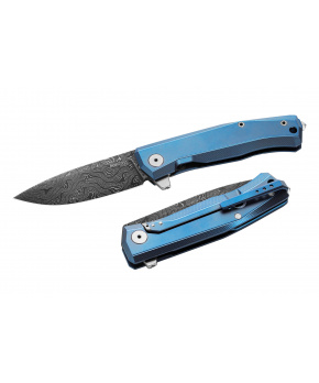 Kapesní nůž LionSteel MYTO MT01D BL čepel damascus,titanová rukojeť,rozbíječ skla Kapesní nůž LionSteel MYTO MT01D BL čepel damascus,titanová rukojeť,rozbíječ skla
