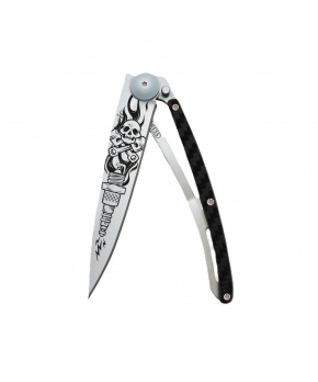 Kapesní nůž Deejo 1CC206 Tattoo 37g carbon fiber Biker