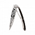 Kapesní nůž Deejo 1CC511 Tattoo Serration 37g carbon fiber Biker